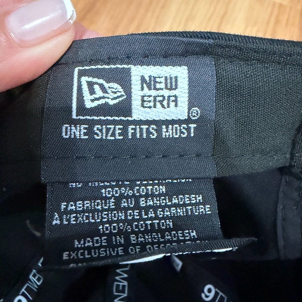New Era Black 9TWENTY Cap - Picture 5 of 5